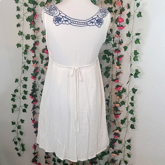 Altar'd state mini dress,medium, blue & white - Picture 4 of 8